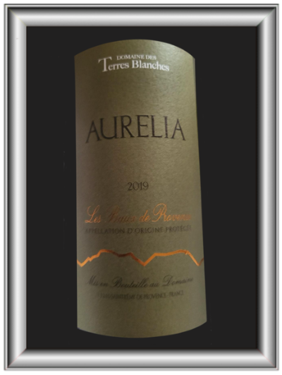 Aurélia 2029 le vin du domaine des Terres Blanches pour notre blog sur le vin